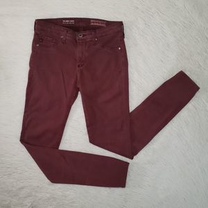 AG Adriano Goldschmied Anthropologie 25R /US 2 Abbey Ankle Pants Mid-Rise Skinny